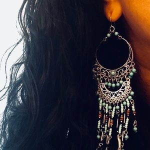 Gorgeous boho chic earrings